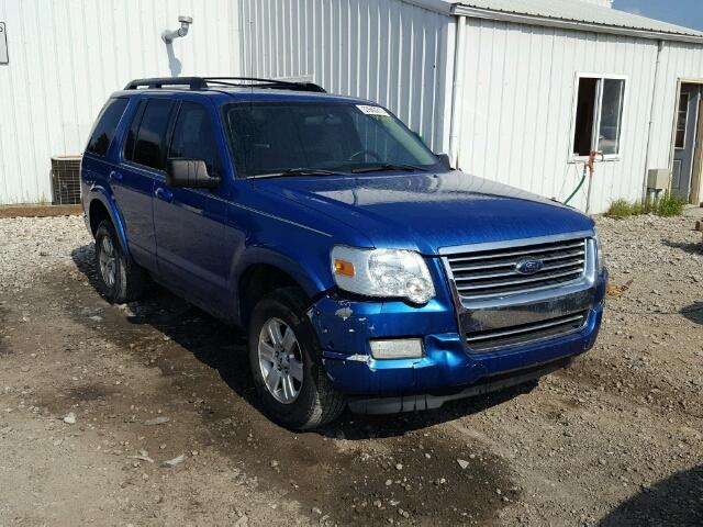 1FMEU7DE8AUA49073 - 2010 FORD EXPLORER X BLUE photo 1
