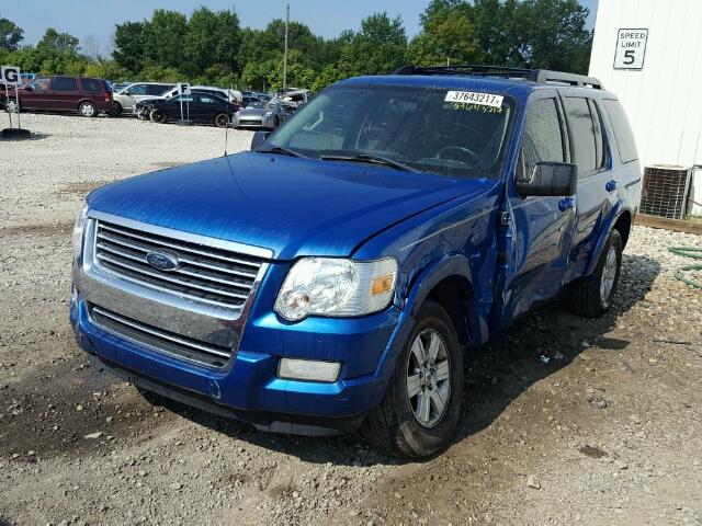 1FMEU7DE8AUA49073 - 2010 FORD EXPLORER X BLUE photo 2