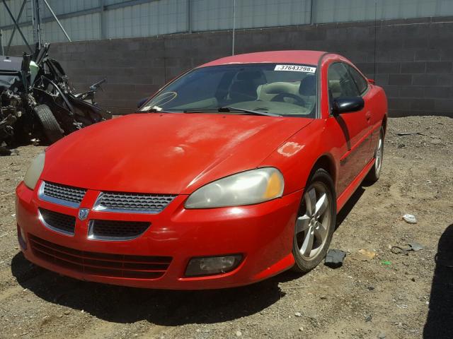 4B3AG52H03E160791 - 2003 DODGE STRATUS RED photo 2