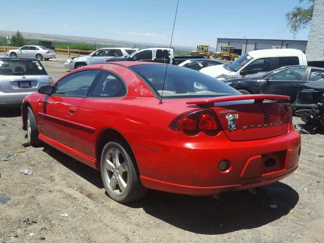 4B3AG52H03E160791 - 2003 DODGE STRATUS RED photo 3