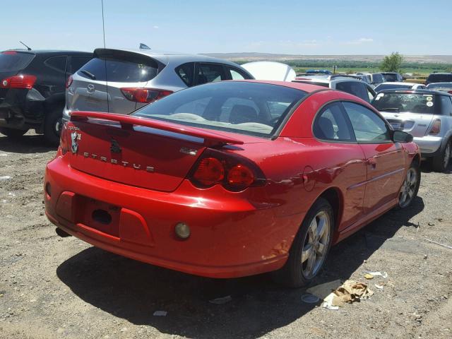 4B3AG52H03E160791 - 2003 DODGE STRATUS RED photo 4