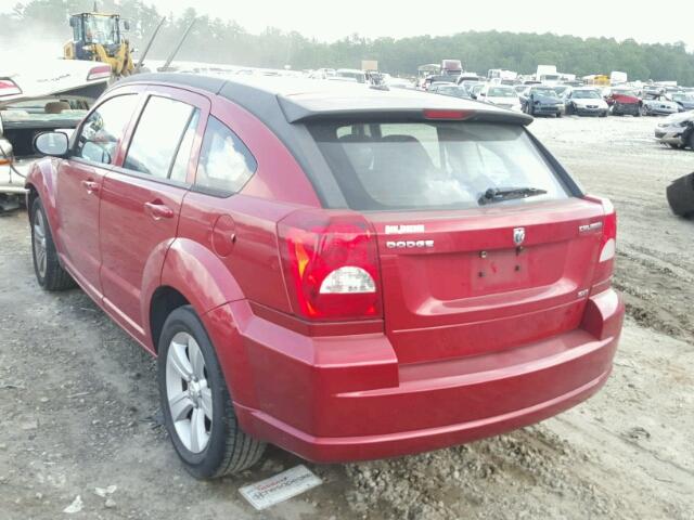 1B3CB4HA6AD619435 - 2010 DODGE CALIBER SX RED photo 3