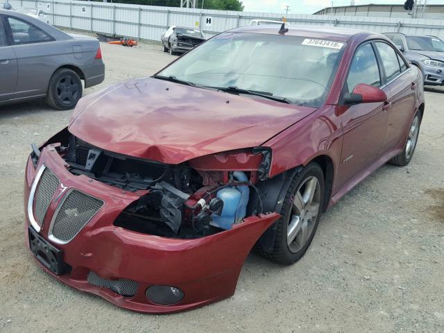 1G2ZM577984143534 - 2008 PONTIAC G6 GXP RED photo 2