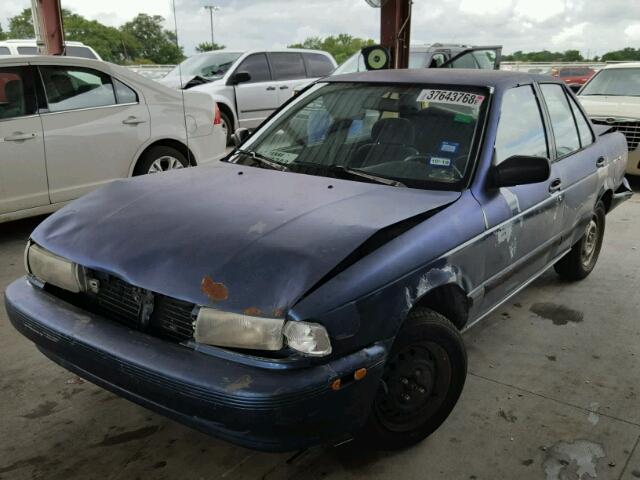 JN1EB31P9PU225990 - 1993 NISSAN SENTRA E BLUE photo 2