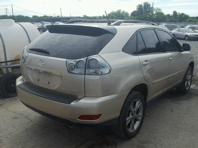 JTJHW31U160041926 - 2006 LEXUS RX 400 TAN photo 4