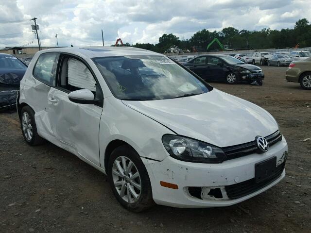 WVWBB7AJ1CW309948 - 2012 VOLKSWAGEN GOLF 白色 照片 1