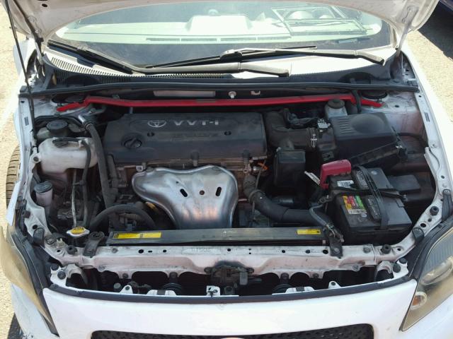 JTKDE167X90286832 - 2009 TOYOTA SCION TC 白色 照片 7