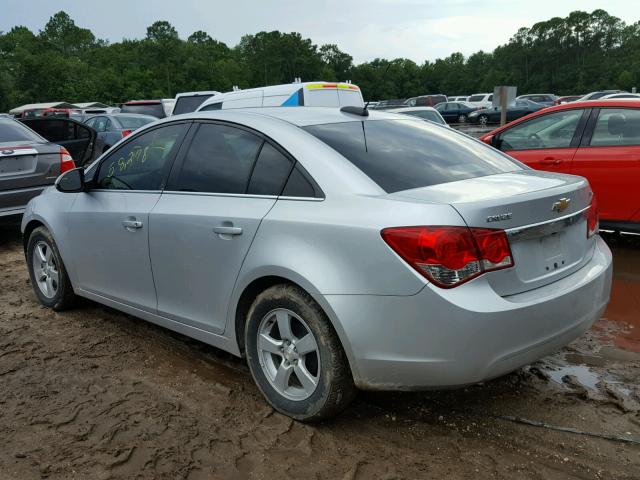 1G1PC5SB3F7289093 - 2015 CHEVROLET CRUZE LT SILVER photo 3