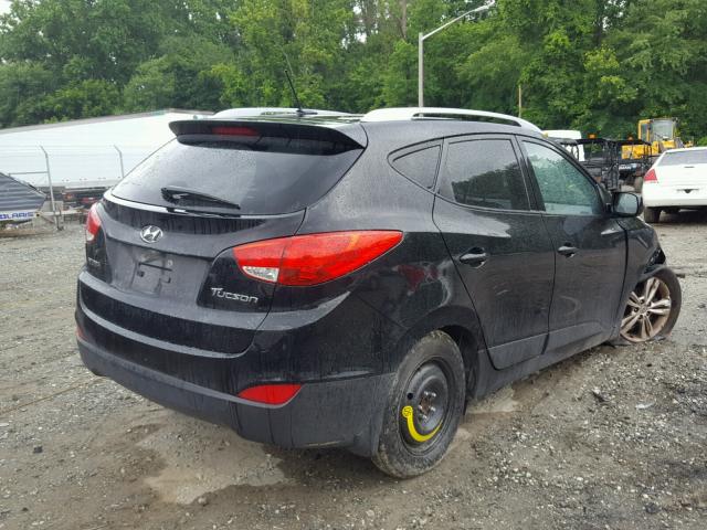 KM8JU3AC7BU126415 - 2011 HYUNDAI TUCSON GLS BLACK photo 4