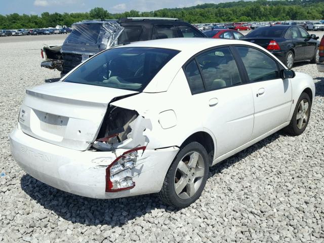 1G8AL55F27Z135079 - 2007 SATURN ION LEVEL WHITE photo 4