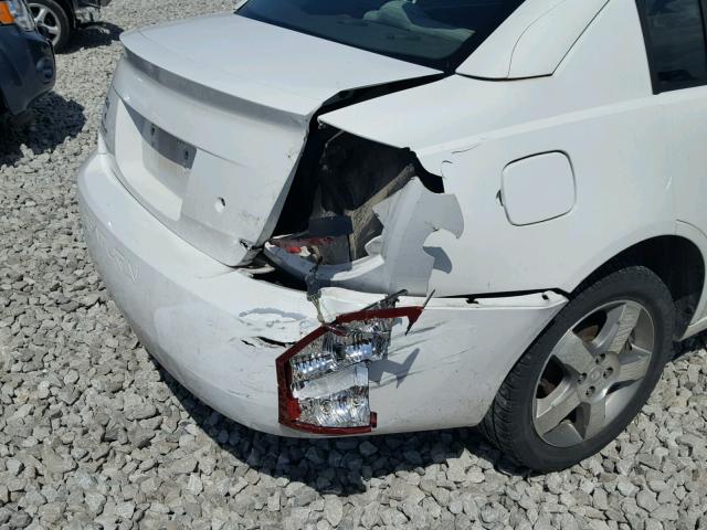 1G8AL55F27Z135079 - 2007 SATURN ION LEVEL WHITE photo 9