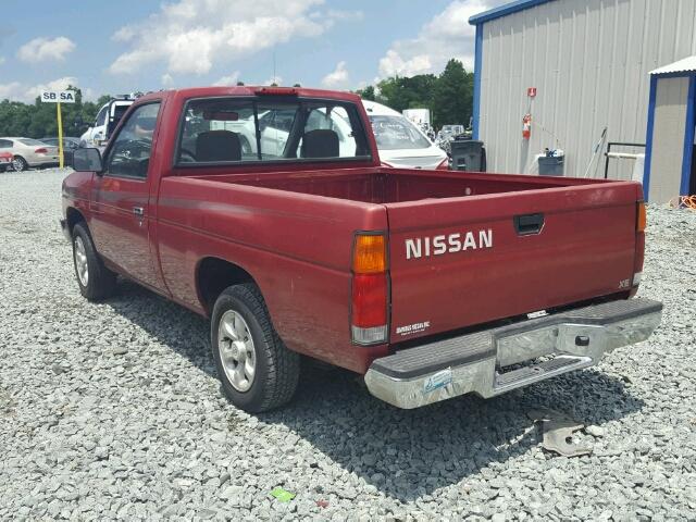 1N6SD11S1VC351201 - 1997 NISSAN TRUCK BASE BURGUNDY photo 3