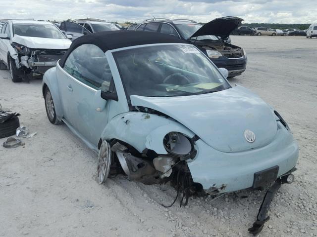 3VWCM31Y94M340514 - 2004 VOLKSWAGEN NEW BEETLE 蓝色 照片 1