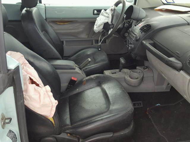 3VWCM31Y94M340514 - 2004 VOLKSWAGEN NEW BEETLE 蓝色 照片 5