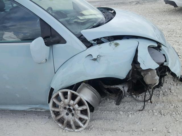 3VWCM31Y94M340514 - 2004 VOLKSWAGEN NEW BEETLE 蓝色 照片 9