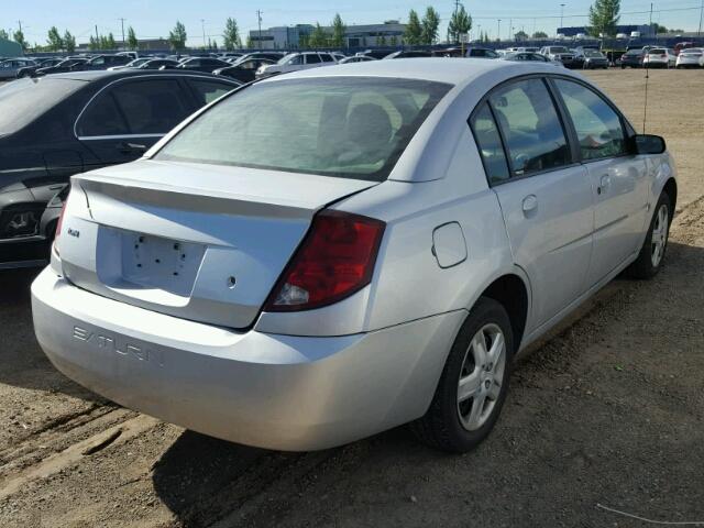 1G8AJ55F27Z199872 - 2007 SATURN ION LEVEL SILVER photo 4