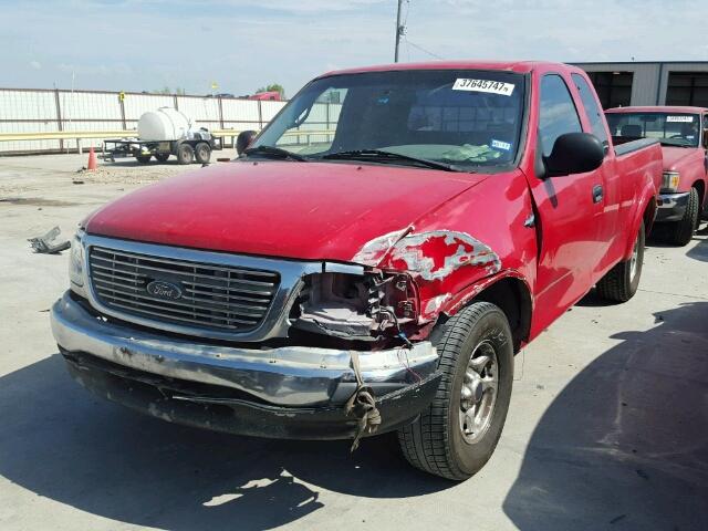 1FTZX1721YNA49948 - 2000 FORD F150 RED photo 2