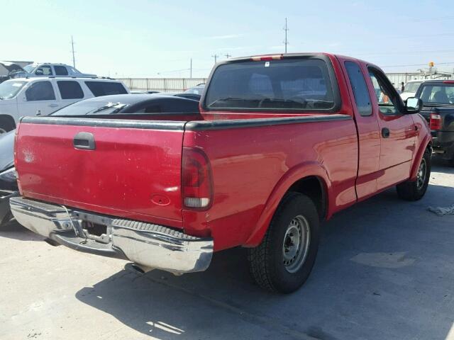 1FTZX1721YNA49948 - 2000 FORD F150 RED photo 4