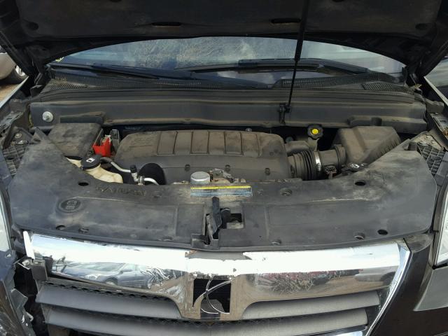 5GZEV23DX9J216560 - 2009 SATURN OUTLOOK XR შავი ფოტო 7