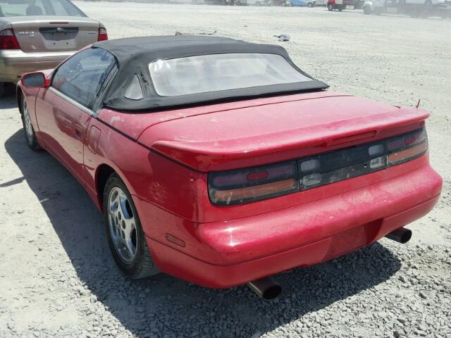 JN1RZ27H6PX001971 - 1993 NISSAN 300ZX RED photo 3