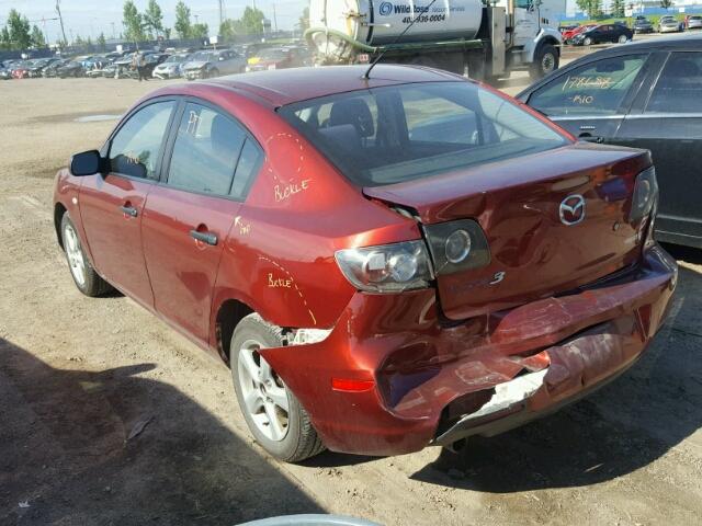 JM1BK32F391226918 - 2009 MAZDA 3 I RED photo 3