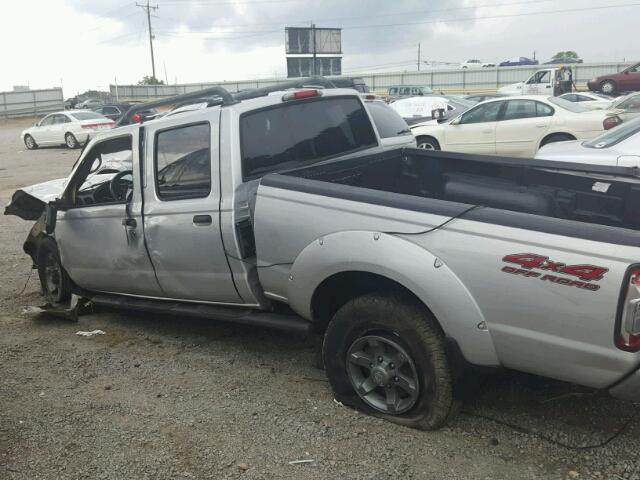 1N6ED29Y54C437122 - 2004 NISSAN FRONTIER C SILVER photo 10