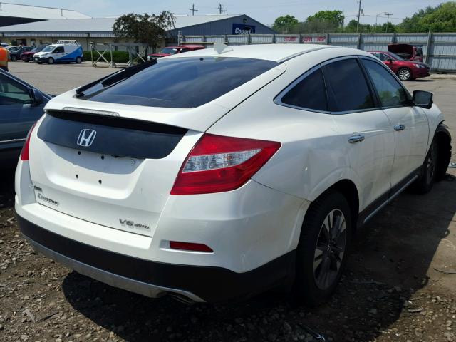 5J6TF2H59FL003908 - 2015 HONDA CROSSTOUR WHITE photo 4