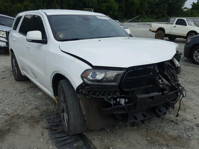 1C4RDHDG0HC796518 - 2017 DODGE DURANGO GT WHITE photo 1