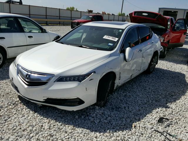 19UUB2F59FA009259 - 2015 ACURA TLX TECH WHITE photo 2