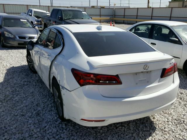 19UUB2F59FA009259 - 2015 ACURA TLX TECH WHITE photo 3