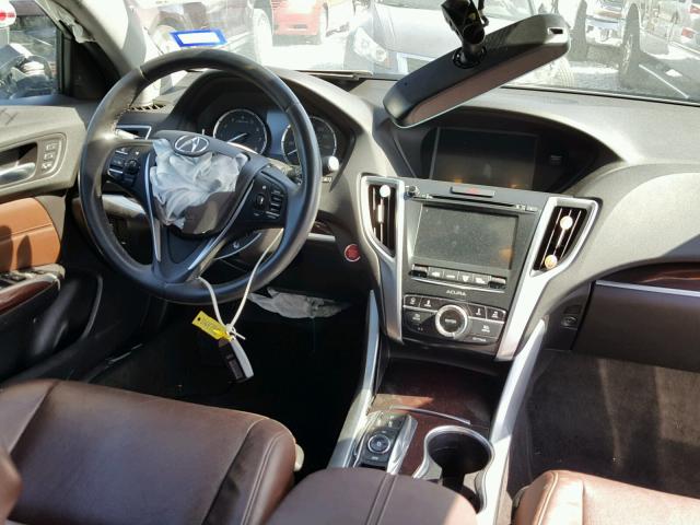 19UUB2F59FA009259 - 2015 ACURA TLX TECH WHITE photo 9