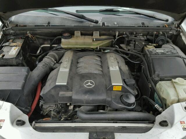 4JGAB74E4YA206159 - 2000 MERCEDES-BENZ ML 55 SILVER photo 7