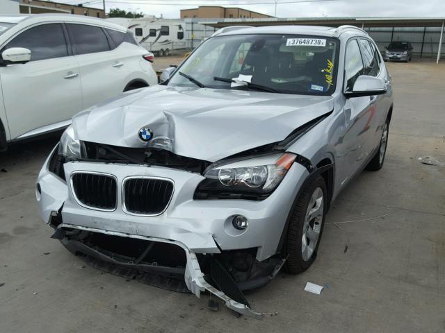 WBAVM1C52EVW52729 - 2014 BMW X1 SDRIVE2 Plata foto 2