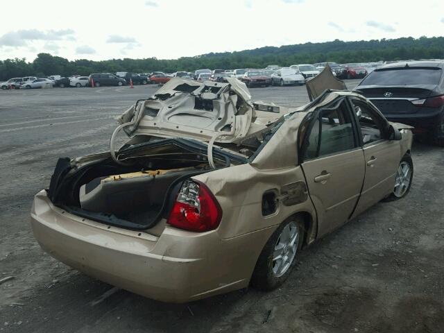 1G1ZT52814F224825 - 2004 CHEVROLET MALIBU LS GOLD photo 4