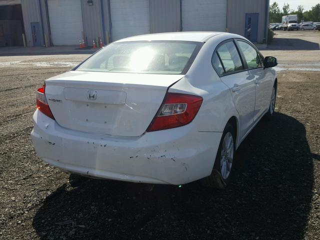 2HGFB2F92CH322789 - 2012 HONDA CIVIC EXL WHITE photo 4