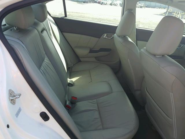 2HGFB2F92CH322789 - 2012 HONDA CIVIC EXL WHITE photo 6