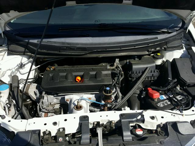 2HGFB2F92CH322789 - 2012 HONDA CIVIC EXL WHITE photo 7