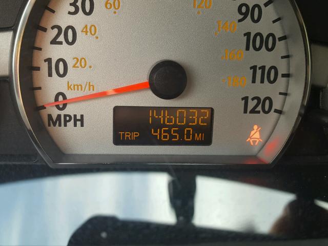 1G8AL55F87Z111823 - 2007 SATURN ION LEVEL BLACK photo 8