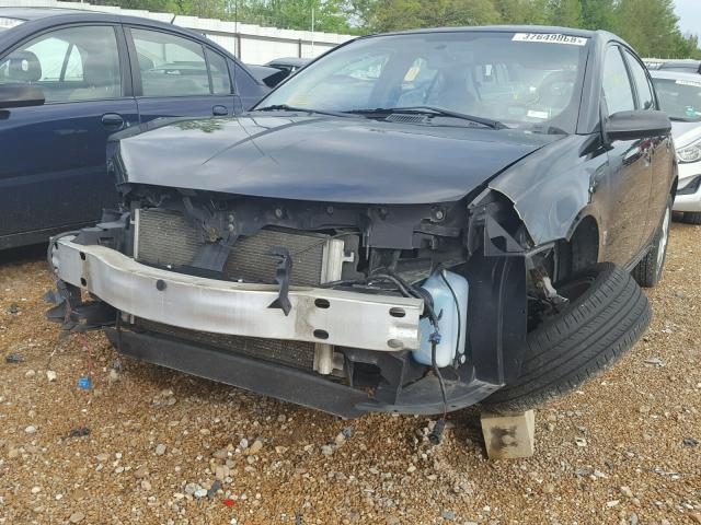 1G8AL55F87Z111823 - 2007 SATURN ION LEVEL BLACK photo 9