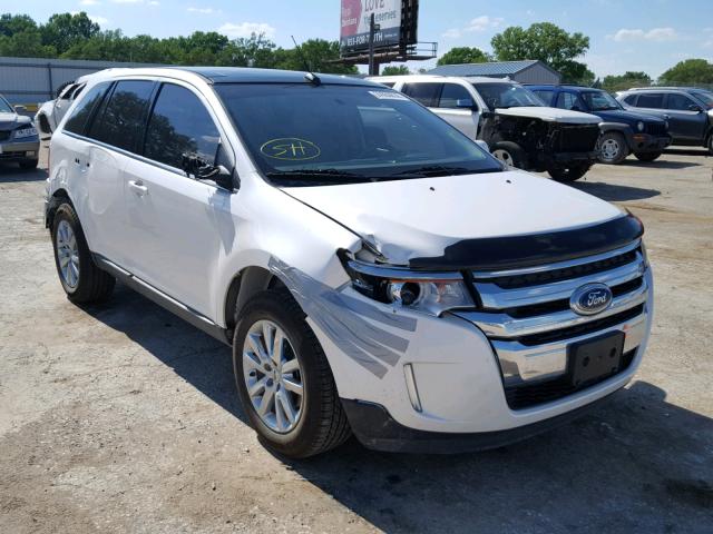 2FMDK4KC6CBA91574 - 2012 FORD EDGE LIMIT WHITE photo 1