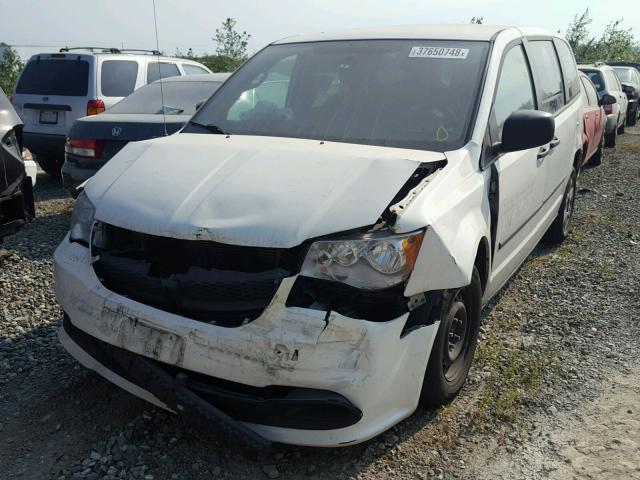 2C4RDGAG8CR155499 - 2012 DODGE RAM VAN WHITE photo 2