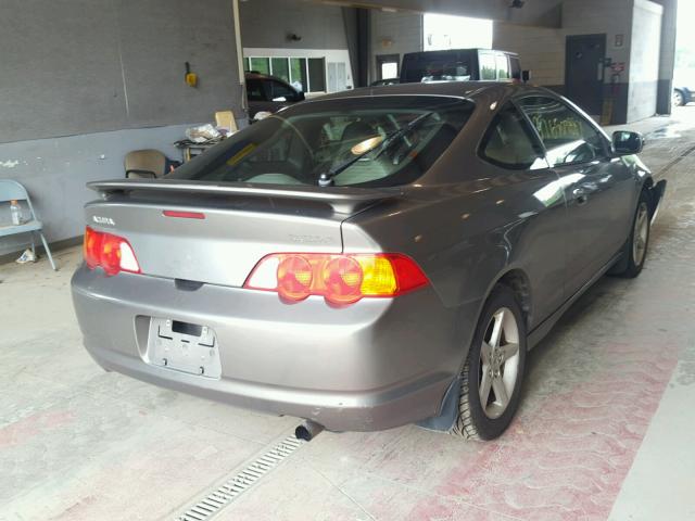 JH4DC53092C040255 - 2002 ACURA RSX TYPE-S SILVER photo 4