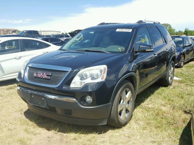 1GKKVRED2BJ276708 - 2011 GMC ACADIA SLT შავი ფოტო 2