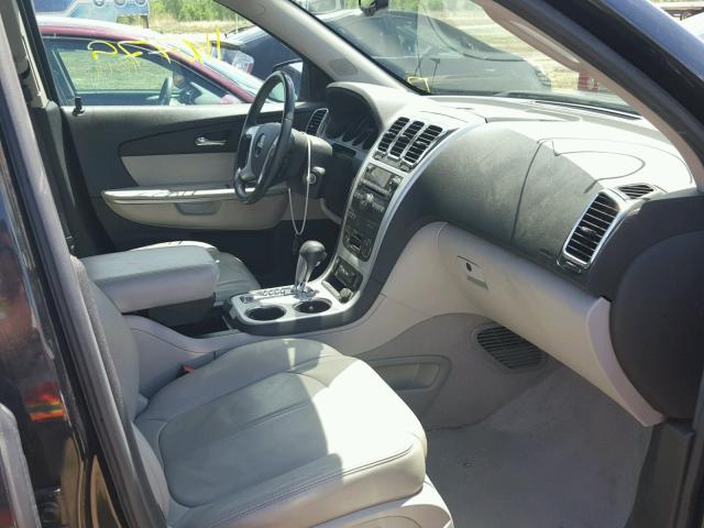 1GKKVRED2BJ276708 - 2011 GMC ACADIA SLT შავი ფოტო 5