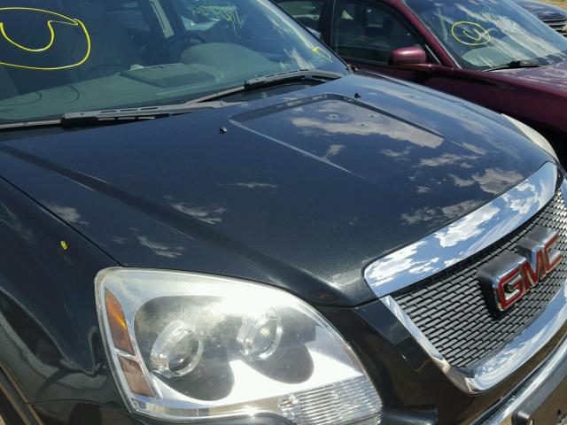 1GKKVRED2BJ276708 - 2011 GMC ACADIA SLT შავი ფოტო 9