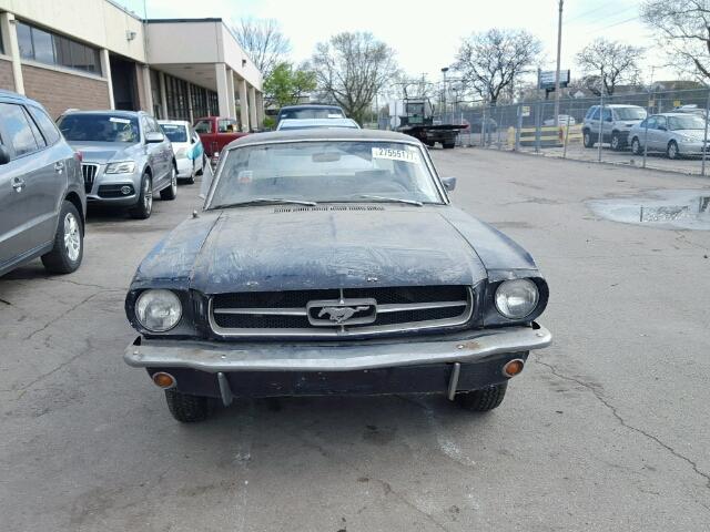 5F07T770802 - 1965 FORD MUSTANG BLUE photo 9