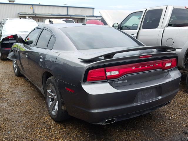 2C3CDXHG8CH137848 - 2012 DODGE CHARGER SX GRAY photo 3