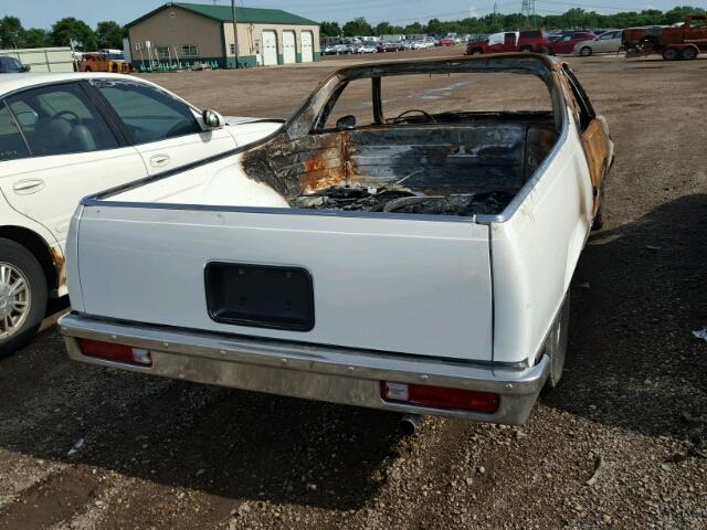 3GCCW80Z7FS910397 - 1985 CHEVROLET EL CAMINO WHITE photo 4