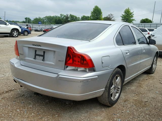 YV1RS592872645281 - 2007 VOLVO S60 2.5T SILVER photo 4