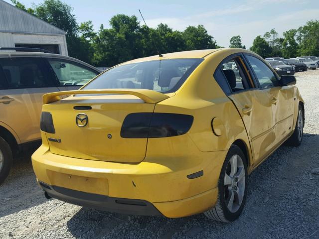 JM1BK123841203329 - 2004 MAZDA 3 S YELLOW photo 4